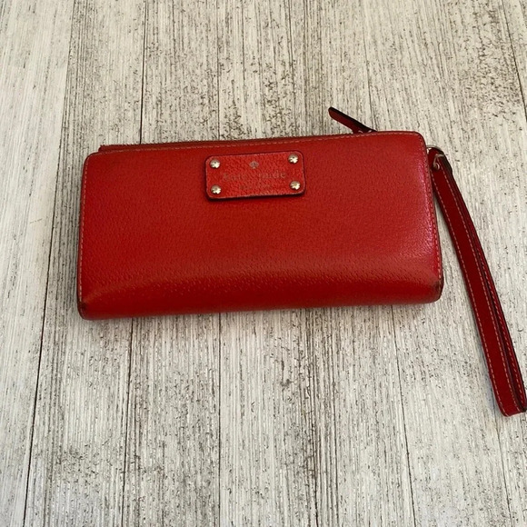Kate Spade Red Wallet Wristlet - Picture 3 of 13